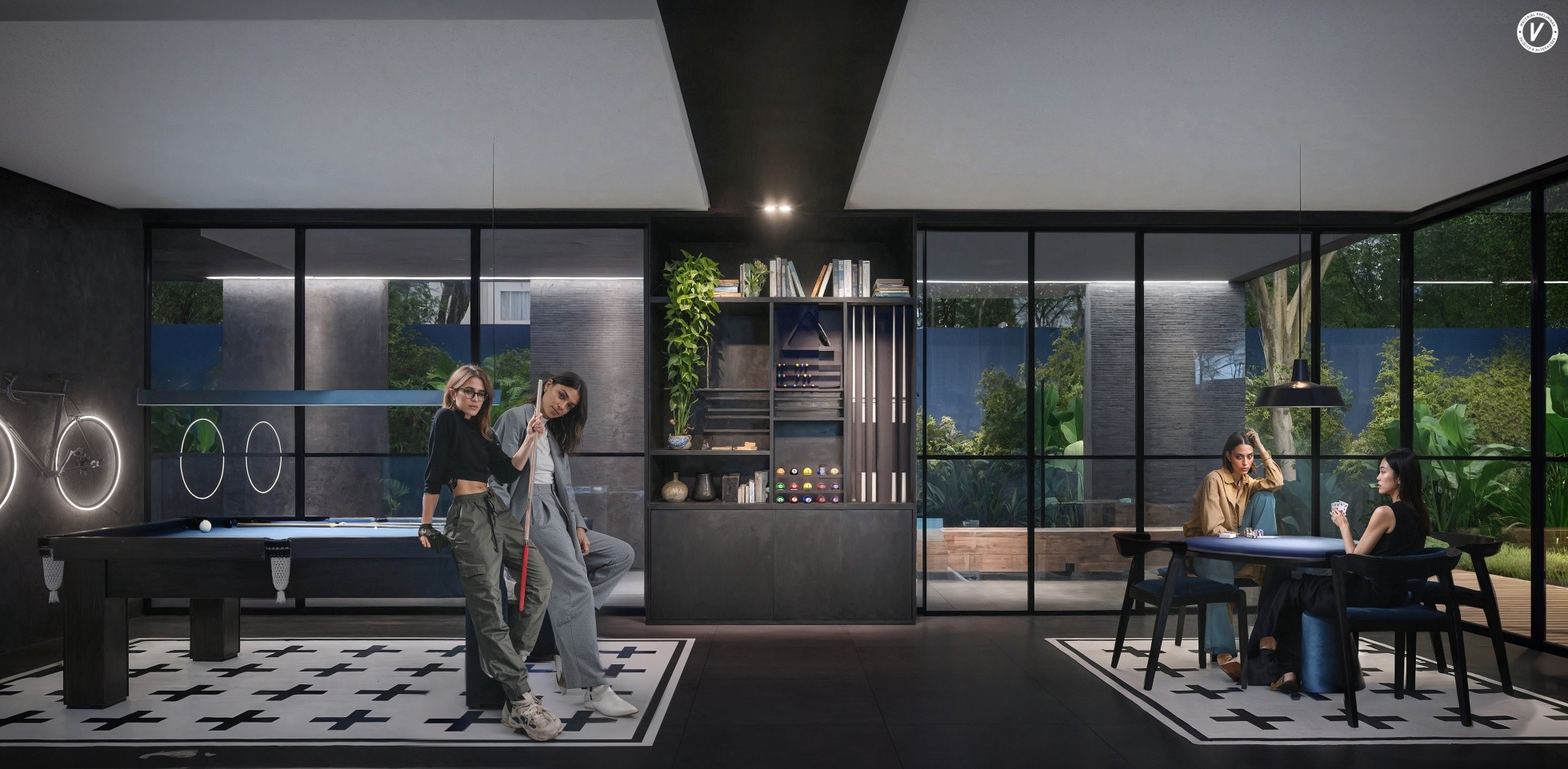 Perspectiva meramente ilustrativa do Game Space