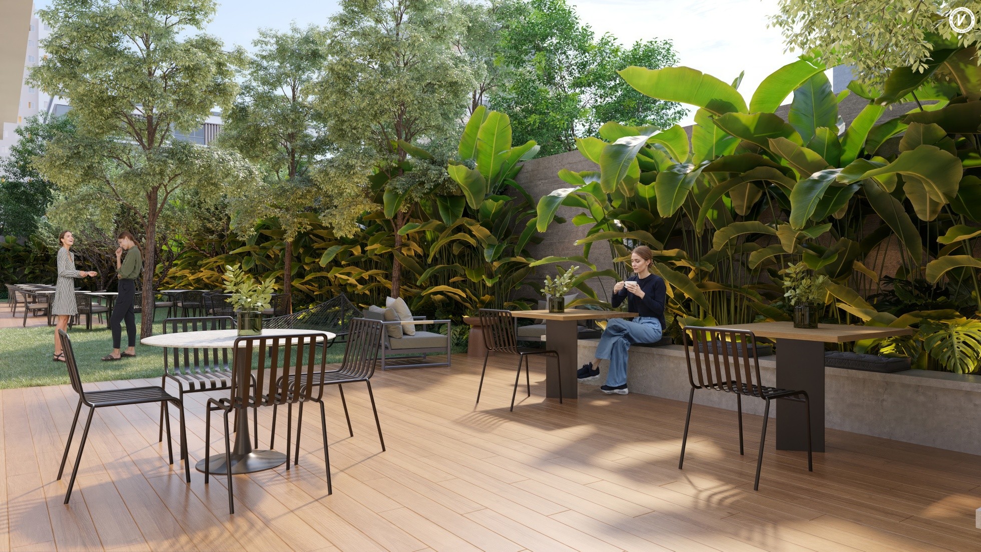 Perspectiva meramente ilustrativa do Outdoor Patio